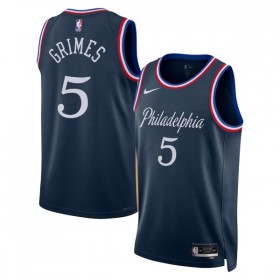 Dres Philadelphia 76ers Quentin Grimes Nike 2025-26 City Edition Navy Swingman